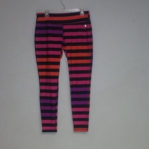Women's striped muti-colored leggings